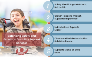 safety and growth in support services infographic
